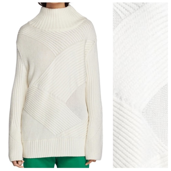Rag &Bone Ivory Bry Wool-Blend Pullover Sweater - Picture 1 of 5